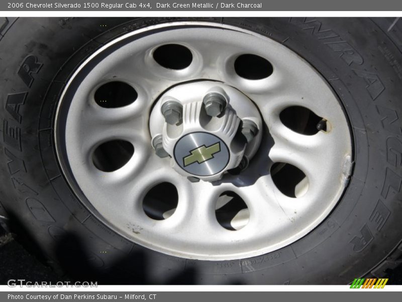Dark Green Metallic / Dark Charcoal 2006 Chevrolet Silverado 1500 Regular Cab 4x4