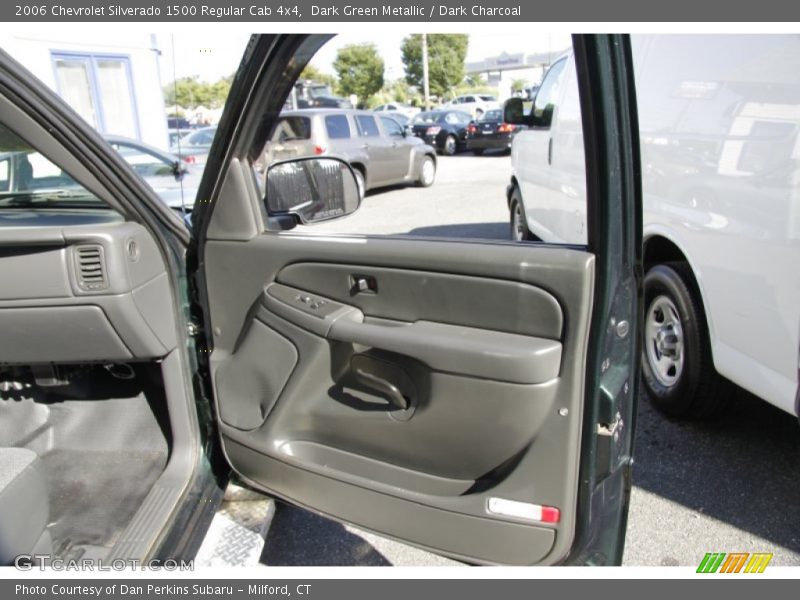 Dark Green Metallic / Dark Charcoal 2006 Chevrolet Silverado 1500 Regular Cab 4x4