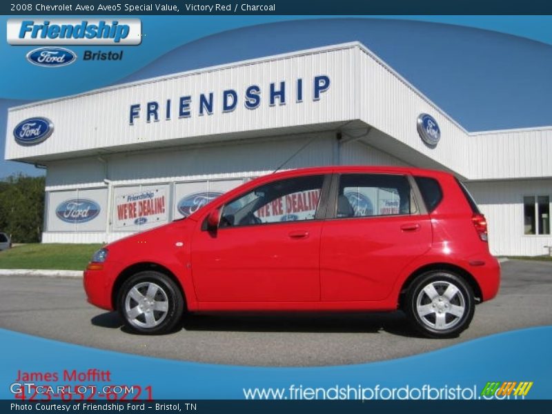 Victory Red / Charcoal 2008 Chevrolet Aveo Aveo5 Special Value