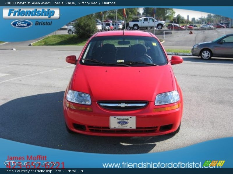 Victory Red / Charcoal 2008 Chevrolet Aveo Aveo5 Special Value