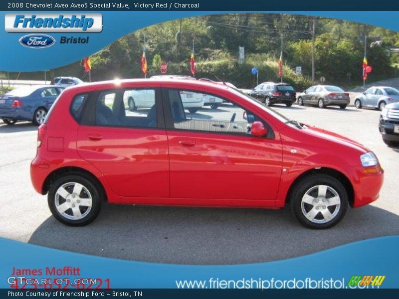 Victory Red / Charcoal 2008 Chevrolet Aveo Aveo5 Special Value