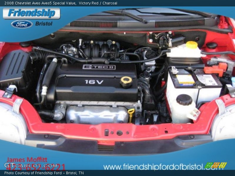 Victory Red / Charcoal 2008 Chevrolet Aveo Aveo5 Special Value