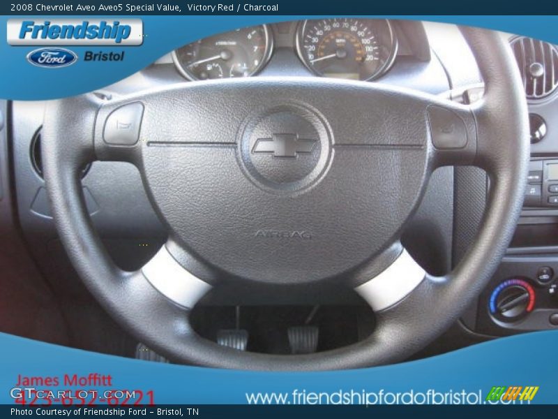 Victory Red / Charcoal 2008 Chevrolet Aveo Aveo5 Special Value