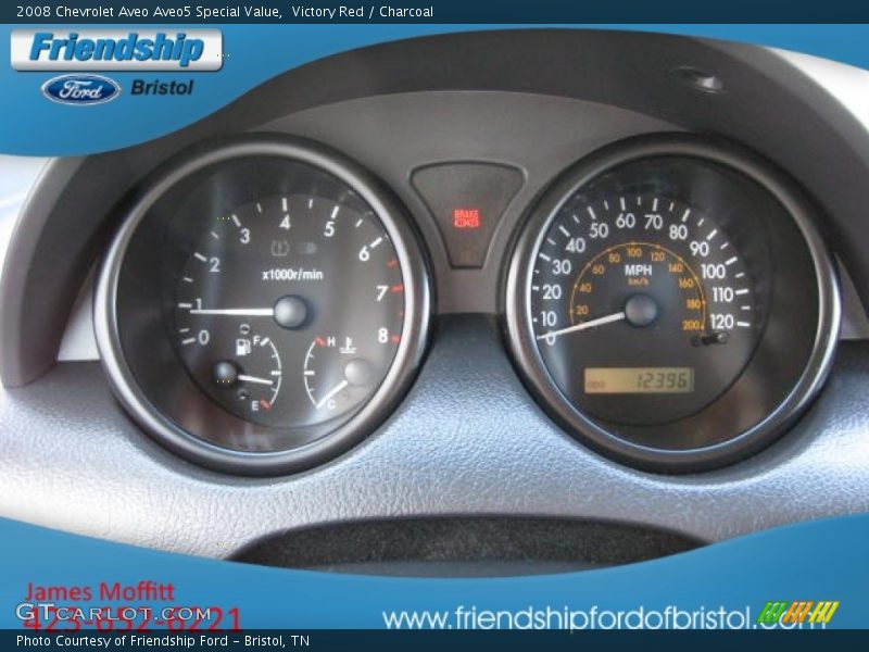 Victory Red / Charcoal 2008 Chevrolet Aveo Aveo5 Special Value