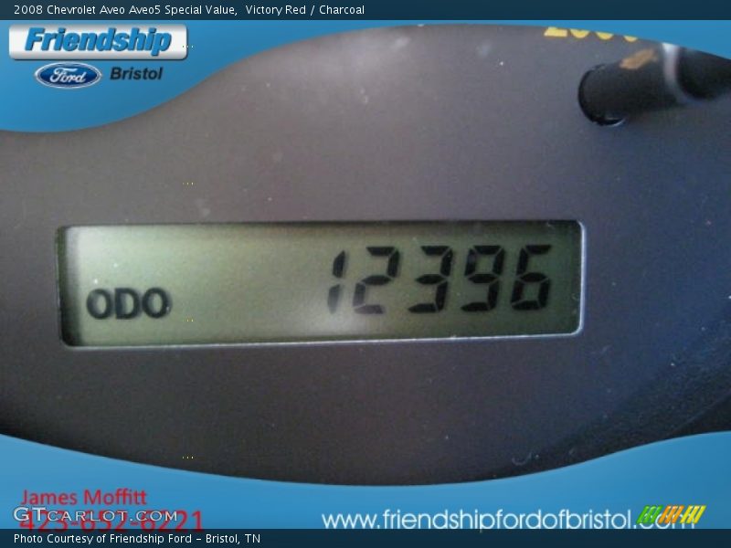 Victory Red / Charcoal 2008 Chevrolet Aveo Aveo5 Special Value