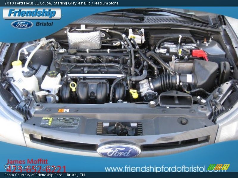 Sterling Grey Metallic / Medium Stone 2010 Ford Focus SE Coupe