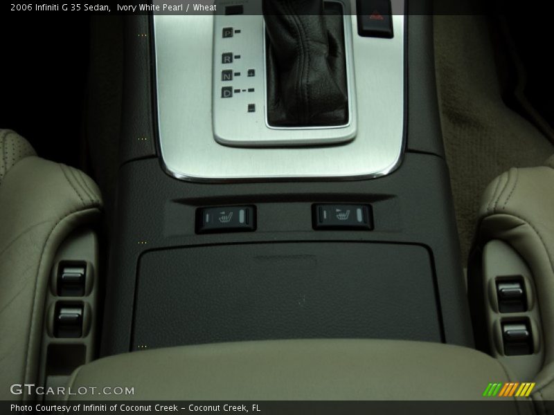 Ivory White Pearl / Wheat 2006 Infiniti G 35 Sedan
