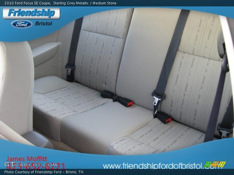 Sterling Grey Metallic / Medium Stone 2010 Ford Focus SE Coupe
