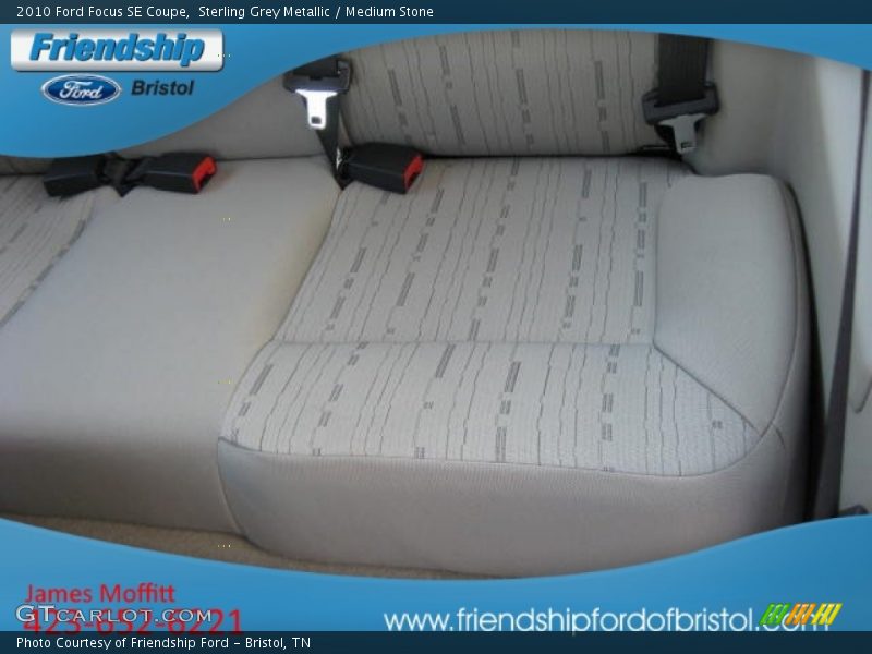 Sterling Grey Metallic / Medium Stone 2010 Ford Focus SE Coupe