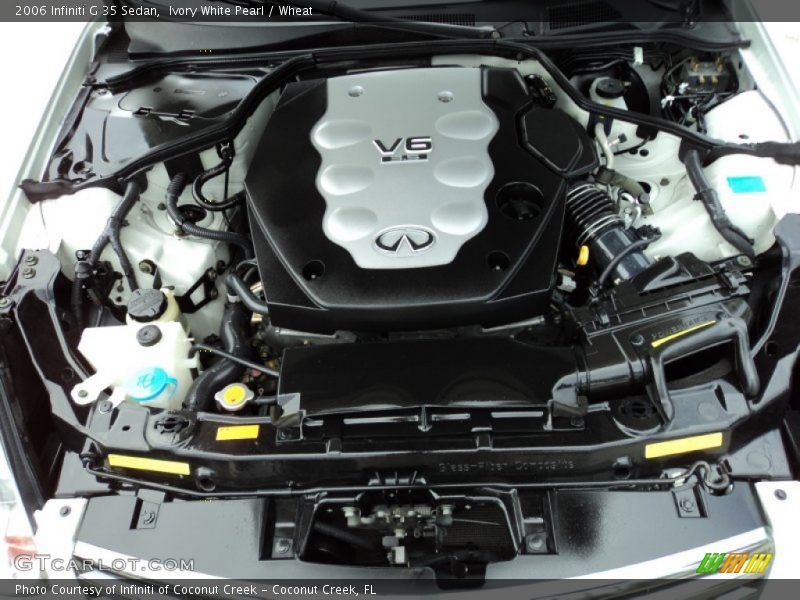 Ivory White Pearl / Wheat 2006 Infiniti G 35 Sedan