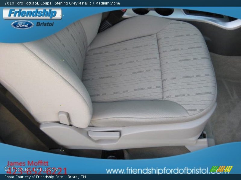 Sterling Grey Metallic / Medium Stone 2010 Ford Focus SE Coupe
