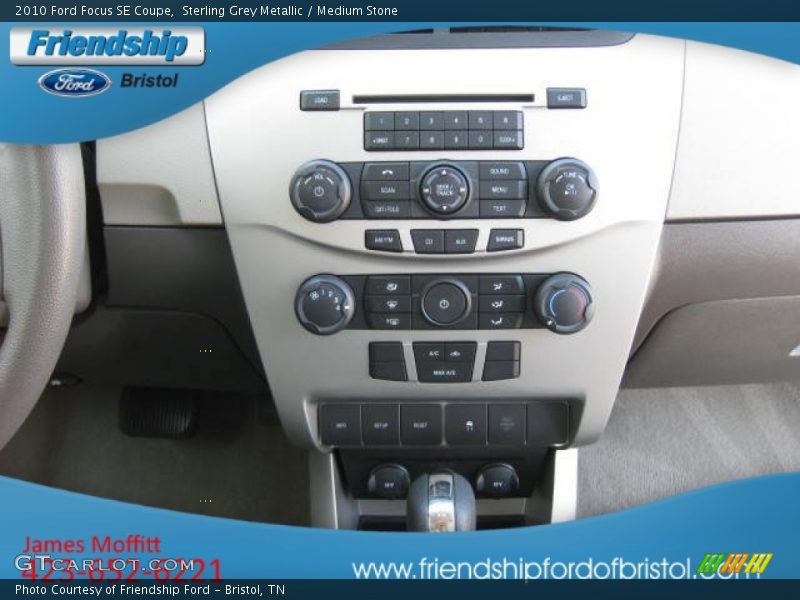 Sterling Grey Metallic / Medium Stone 2010 Ford Focus SE Coupe