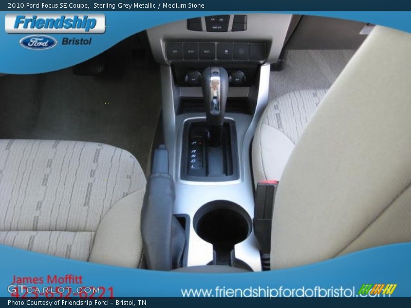 Sterling Grey Metallic / Medium Stone 2010 Ford Focus SE Coupe