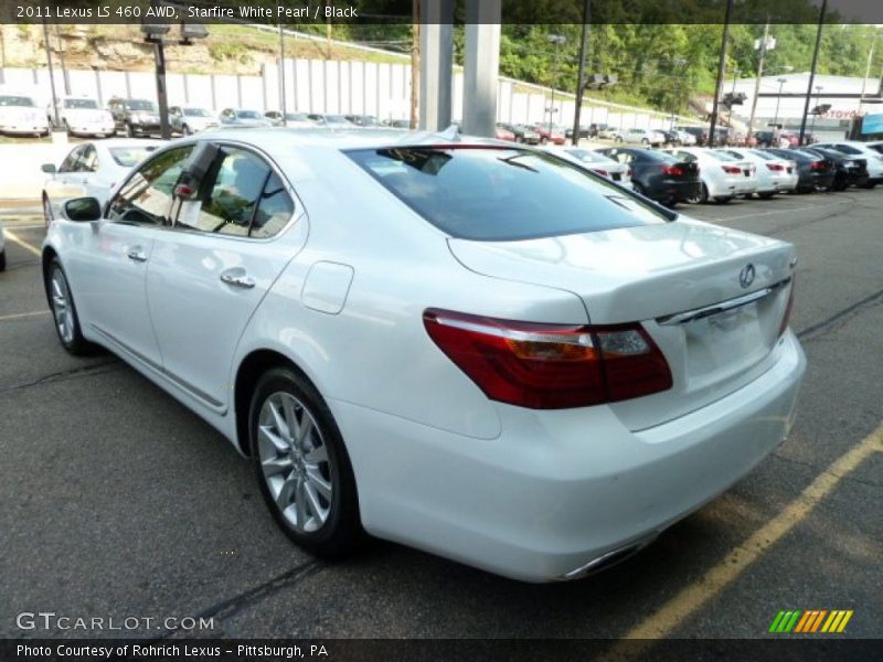 Starfire White Pearl / Black 2011 Lexus LS 460 AWD