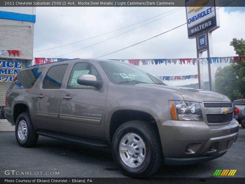 Mocha Steel Metallic / Light Cashmere/Dark Cashmere 2011 Chevrolet Suburban 2500 LS 4x4