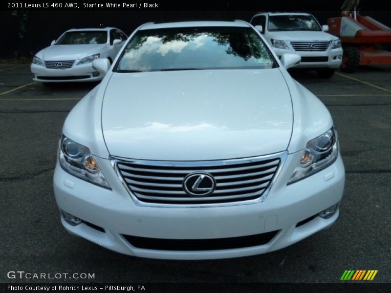 Starfire White Pearl / Black 2011 Lexus LS 460 AWD