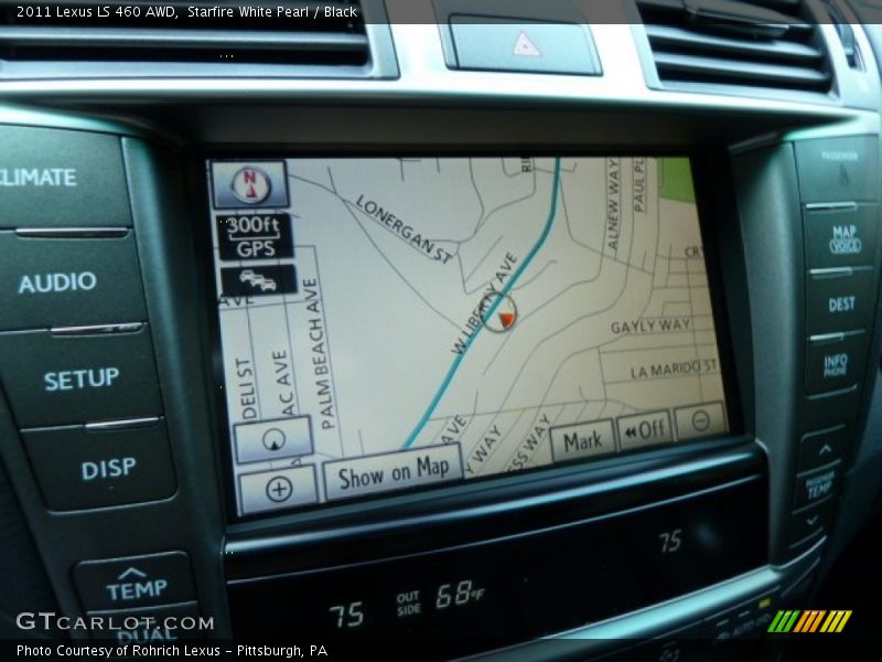 Navigation of 2011 LS 460 AWD