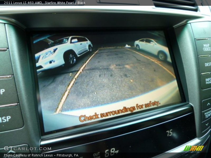 Starfire White Pearl / Black 2011 Lexus LS 460 AWD