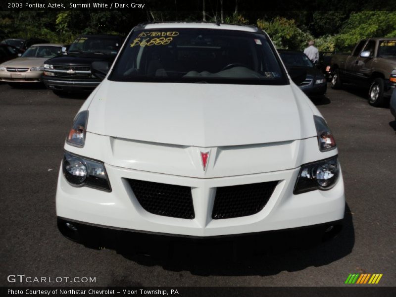Summit White / Dark Gray 2003 Pontiac Aztek
