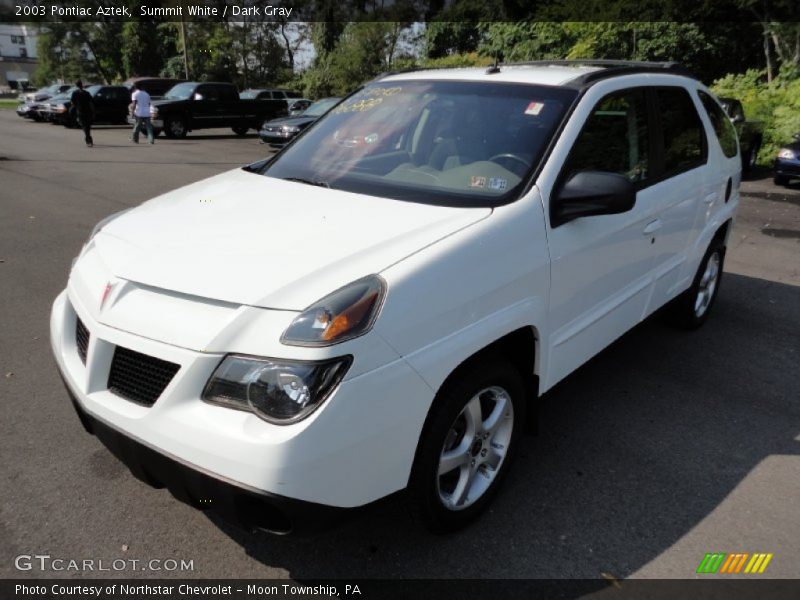 Summit White / Dark Gray 2003 Pontiac Aztek