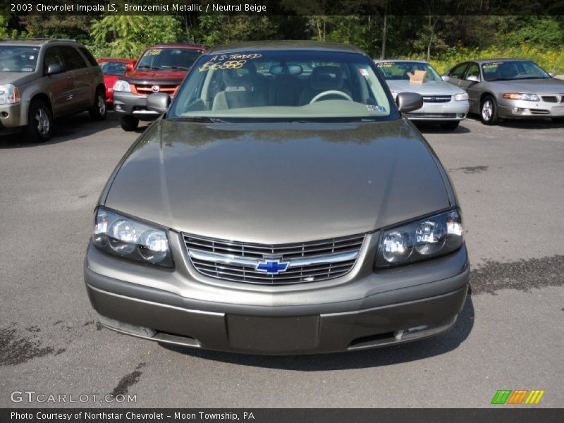 Bronzemist Metallic / Neutral Beige 2003 Chevrolet Impala LS