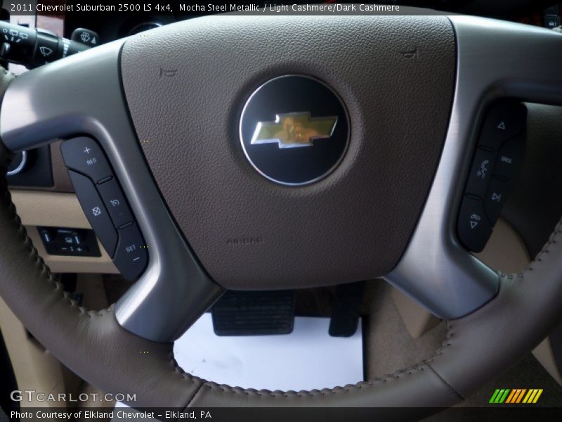 Mocha Steel Metallic / Light Cashmere/Dark Cashmere 2011 Chevrolet Suburban 2500 LS 4x4
