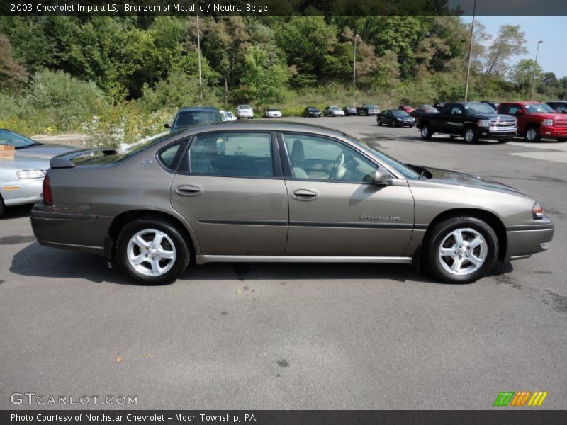 Bronzemist Metallic / Neutral Beige 2003 Chevrolet Impala LS