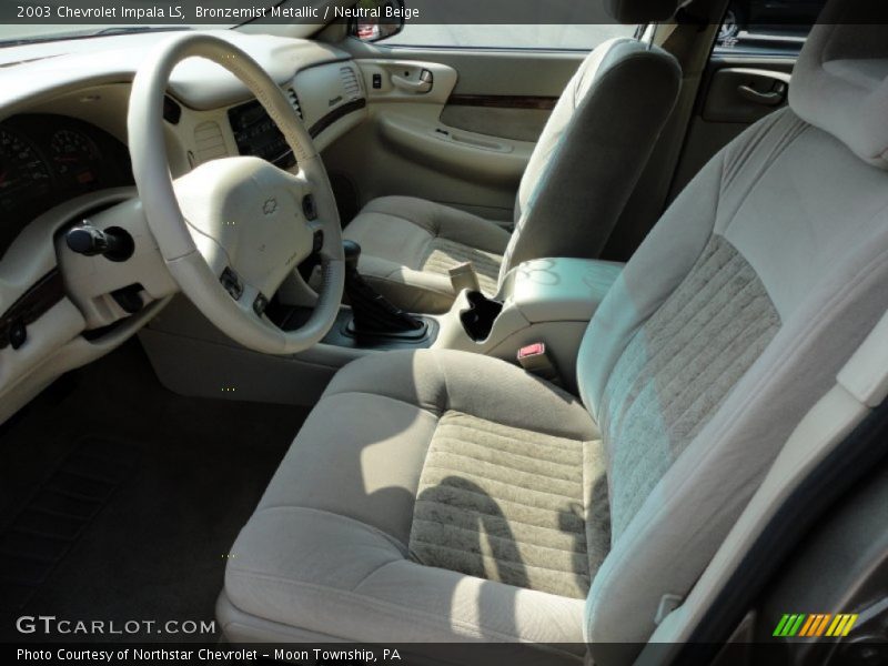 Bronzemist Metallic / Neutral Beige 2003 Chevrolet Impala LS