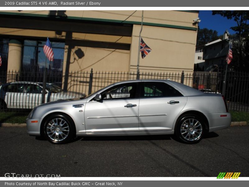 Radiant Silver / Ebony 2009 Cadillac STS 4 V6 AWD