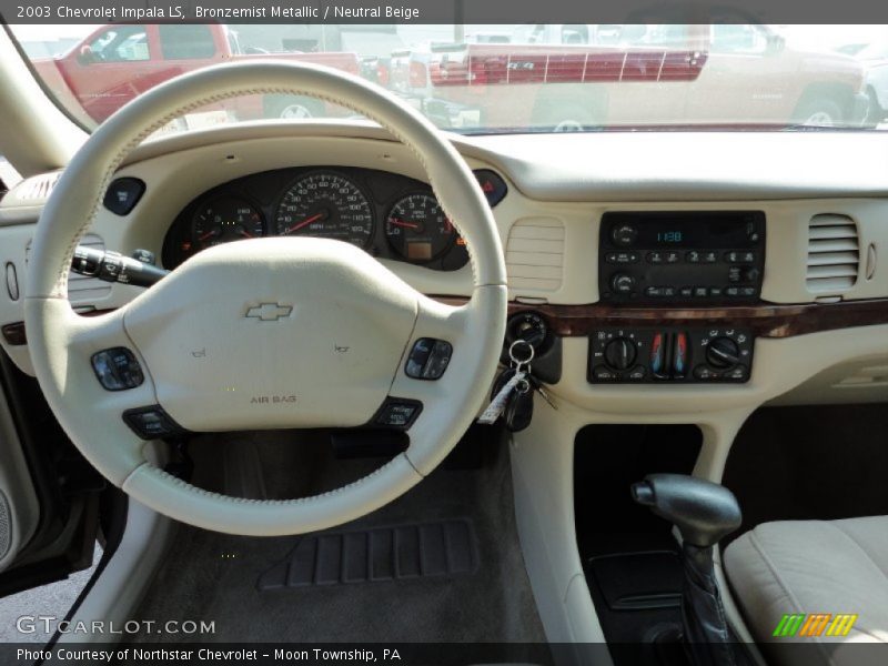 Bronzemist Metallic / Neutral Beige 2003 Chevrolet Impala LS