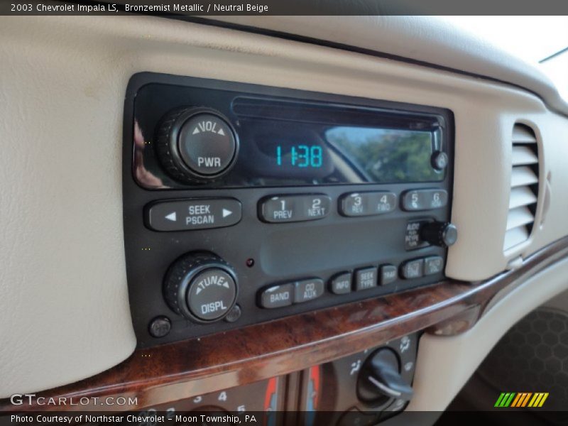 Bronzemist Metallic / Neutral Beige 2003 Chevrolet Impala LS