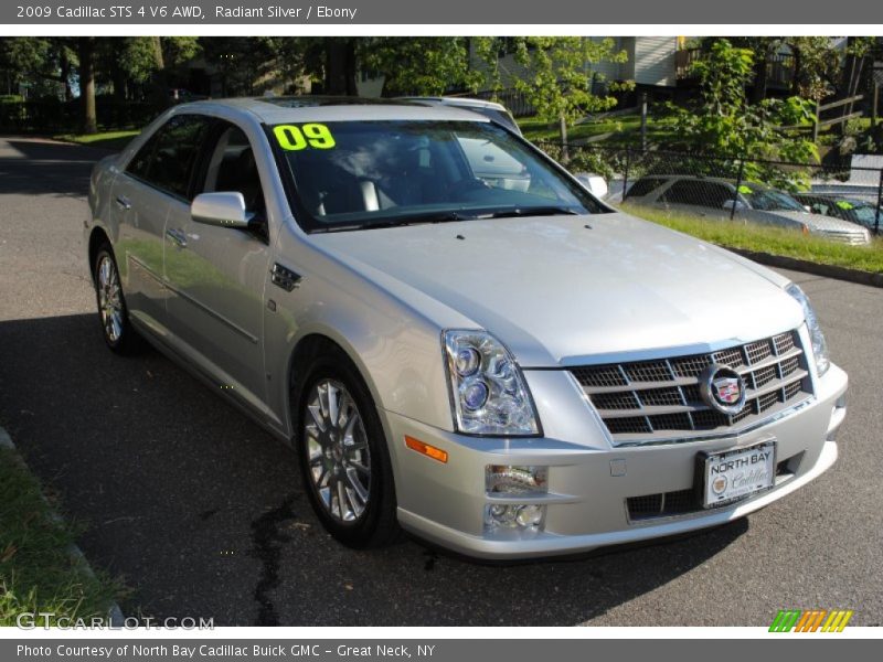 Radiant Silver / Ebony 2009 Cadillac STS 4 V6 AWD
