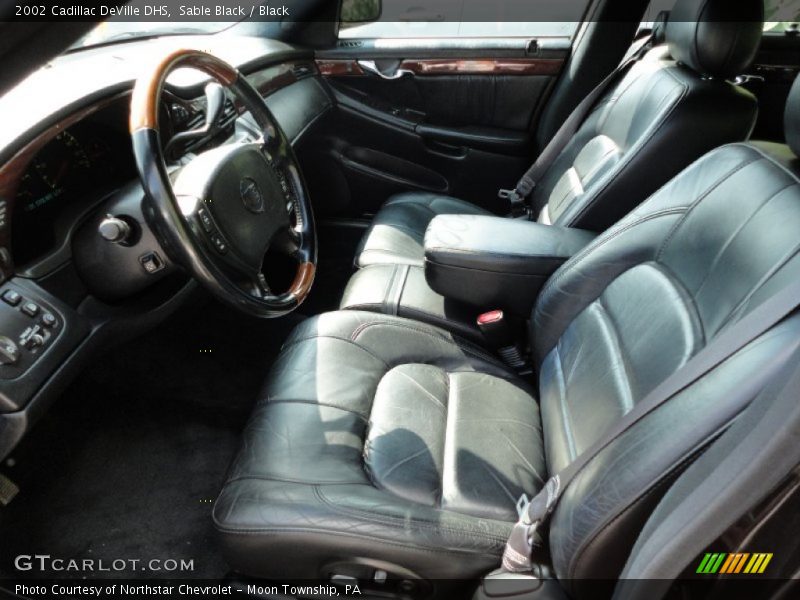  2002 DeVille DHS Black Interior