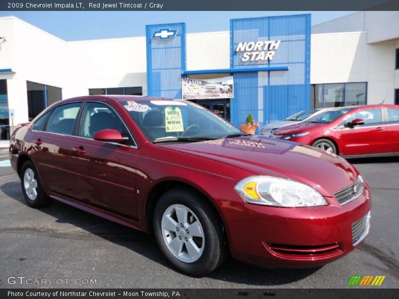 Red Jewel Tintcoat / Gray 2009 Chevrolet Impala LT