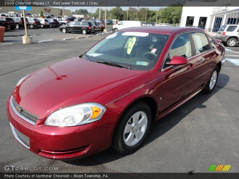 Red Jewel Tintcoat / Gray 2009 Chevrolet Impala LT