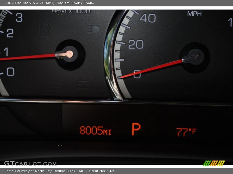 Radiant Silver / Ebony 2009 Cadillac STS 4 V6 AWD