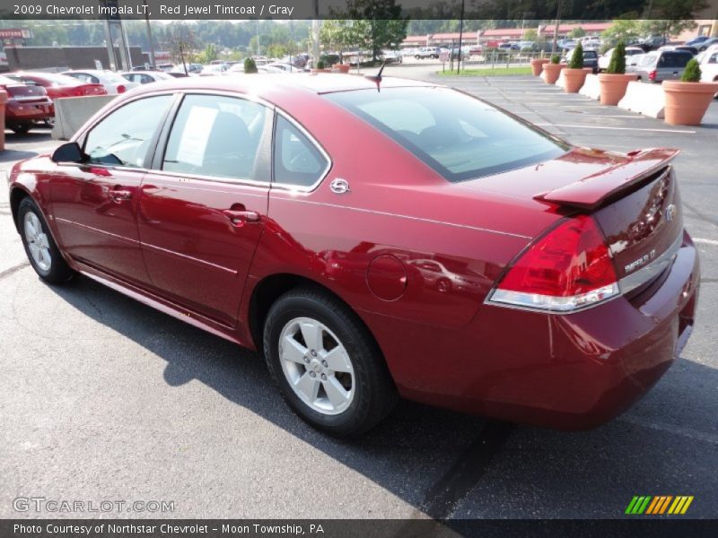 Red Jewel Tintcoat / Gray 2009 Chevrolet Impala LT