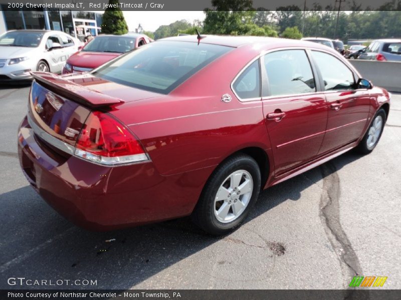 Red Jewel Tintcoat / Gray 2009 Chevrolet Impala LT