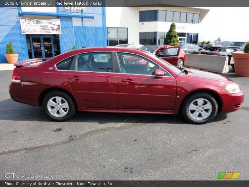 Red Jewel Tintcoat / Gray 2009 Chevrolet Impala LT