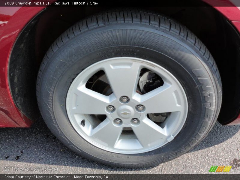 Red Jewel Tintcoat / Gray 2009 Chevrolet Impala LT
