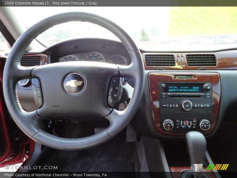 Red Jewel Tintcoat / Gray 2009 Chevrolet Impala LT