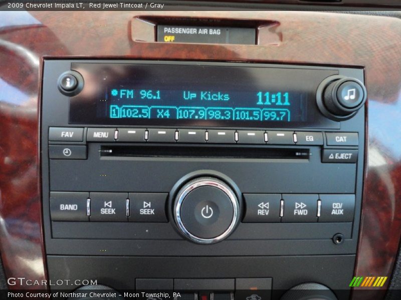 Red Jewel Tintcoat / Gray 2009 Chevrolet Impala LT