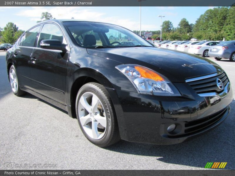 Super Black / Charcoal 2007 Nissan Altima 3.5 SE