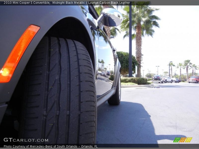 Midnight Black Metallic / Lounge Carbon Black Leather 2010 Mini Cooper S Convertible