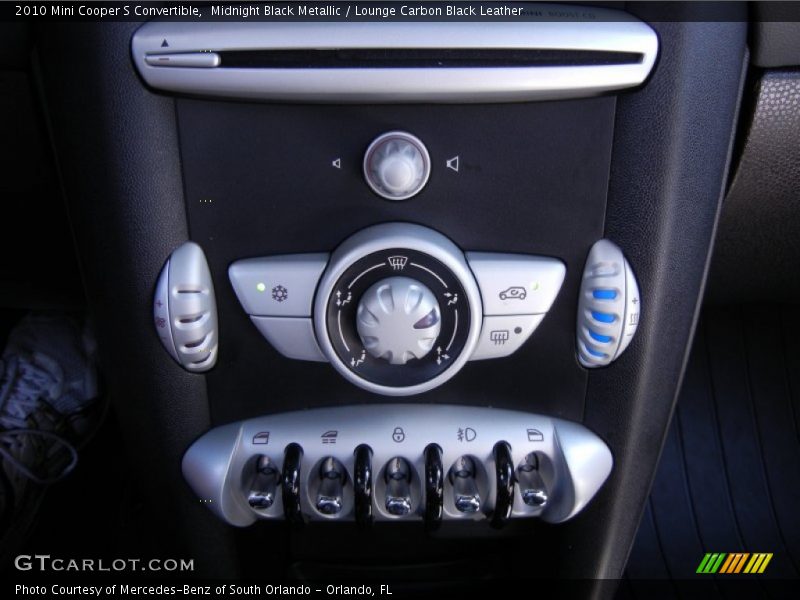 Midnight Black Metallic / Lounge Carbon Black Leather 2010 Mini Cooper S Convertible