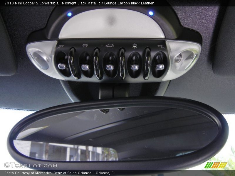 Midnight Black Metallic / Lounge Carbon Black Leather 2010 Mini Cooper S Convertible