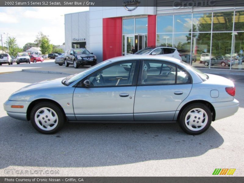 Silver Blue / Gray 2002 Saturn S Series SL2 Sedan