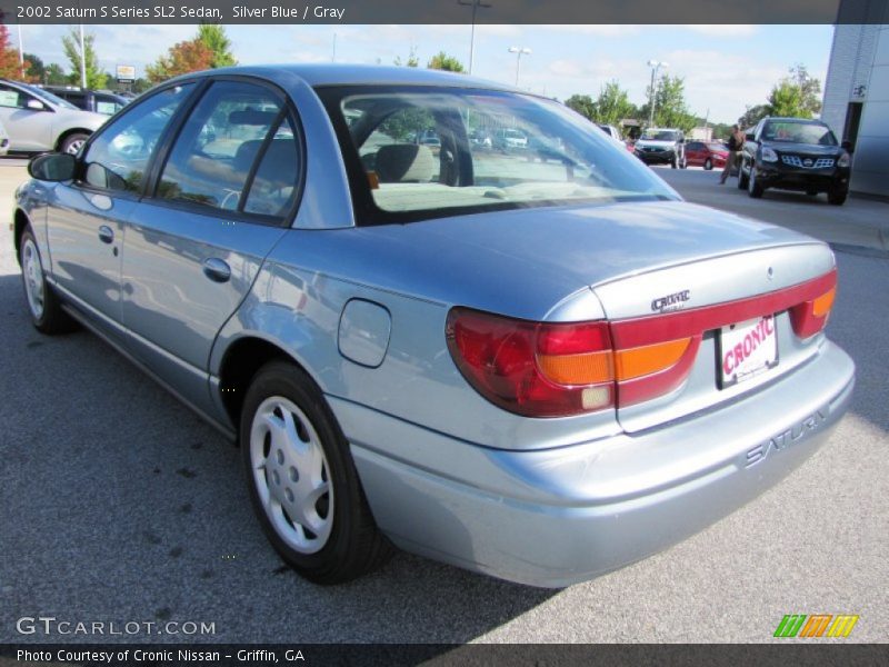 Silver Blue / Gray 2002 Saturn S Series SL2 Sedan