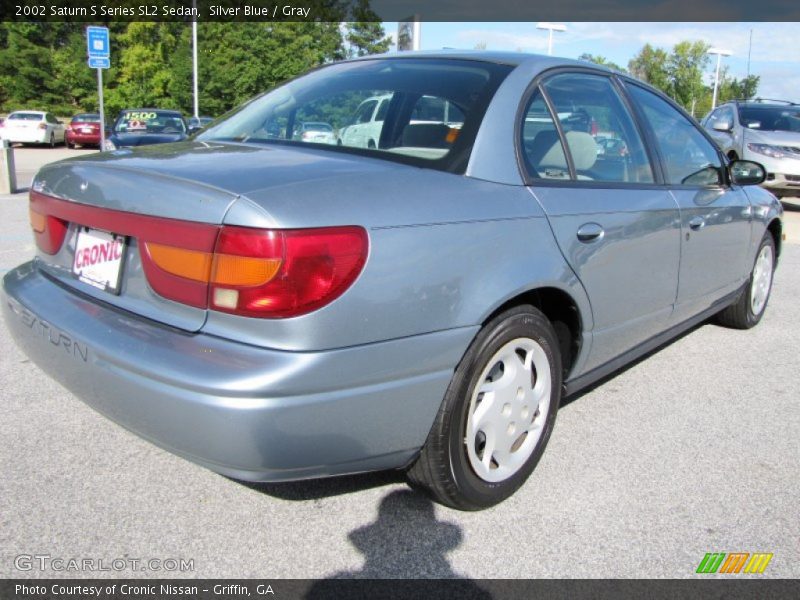 Silver Blue / Gray 2002 Saturn S Series SL2 Sedan