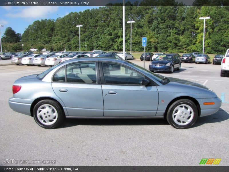 Silver Blue / Gray 2002 Saturn S Series SL2 Sedan
